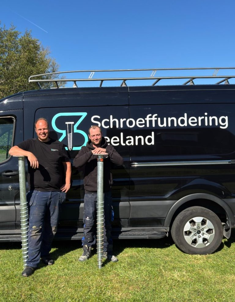 Schroeffundering in Zeeland